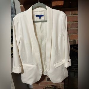 Apt 9 Off White Blazer Size L